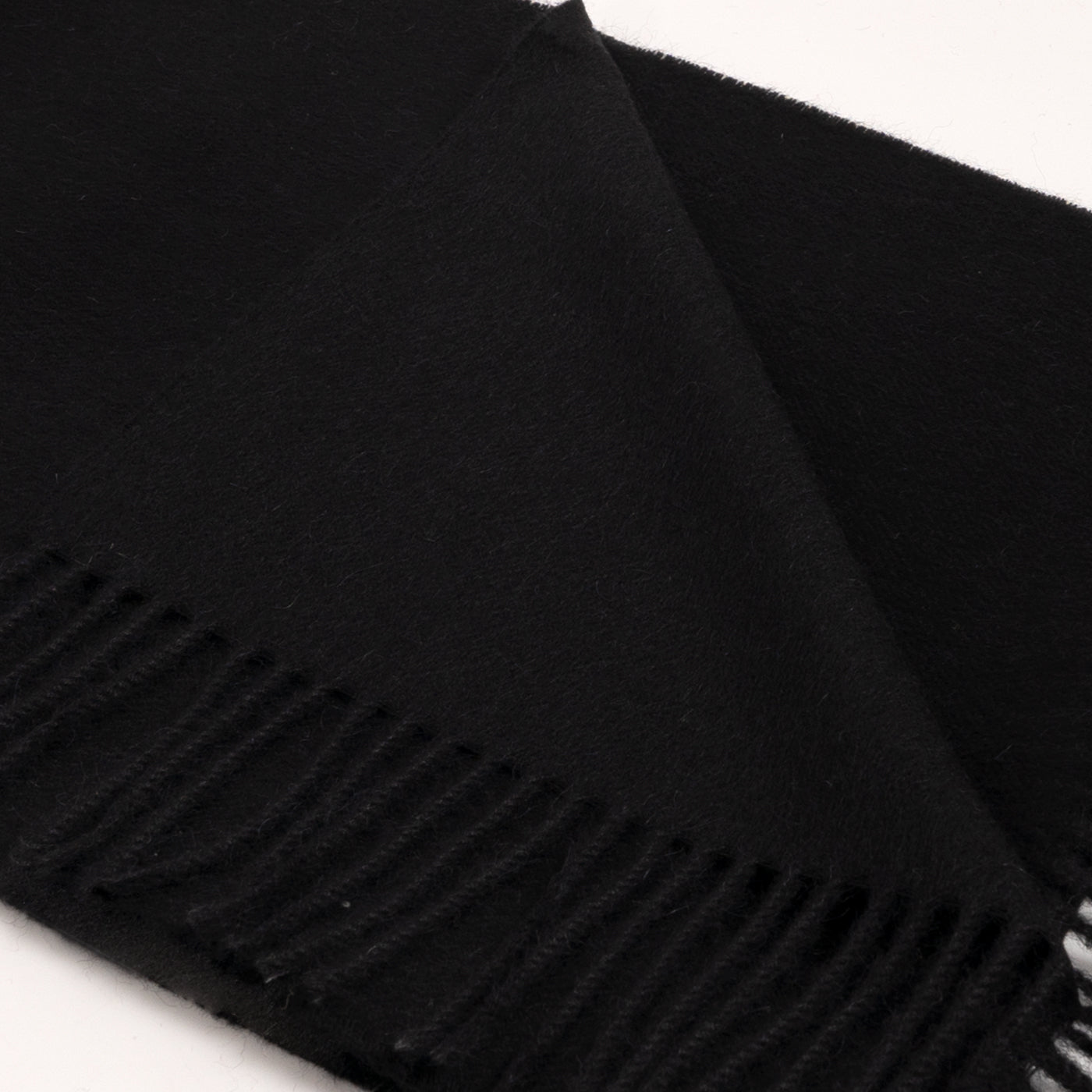 Black Alpaca Scarf Elegant, Soft And Minimal