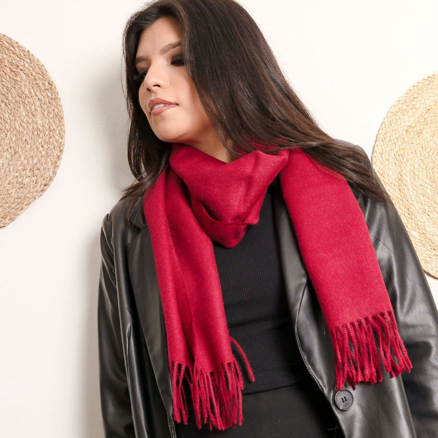 Natural 100% Baby Alpaca Scarf - Eco-Conscious & Ultra Soft